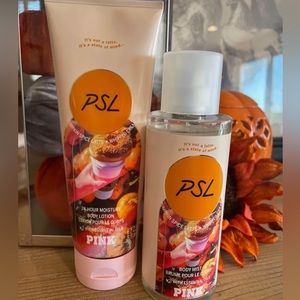 New Victoria’s Secret PINK Pumpkin Spice Latte Body Set